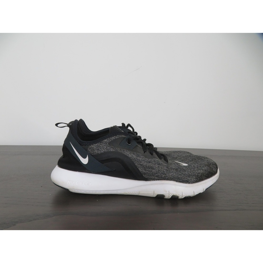 Nike Flex TR9 Shoes Womens 11 Black Mesh Running Sneakers AQ7491-002 Road Gym